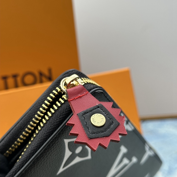 LVコピーウォレット素材ディテール